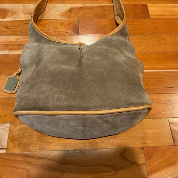 UGG Super Long Overland Hobo Brown Suede Sling Crossbody Bag - Picture 7 of 12